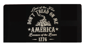 Don't Tread On Me License Plate